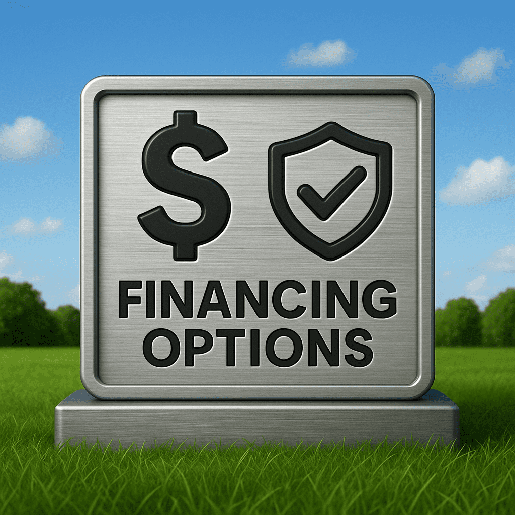 Financing Options Logo In Black